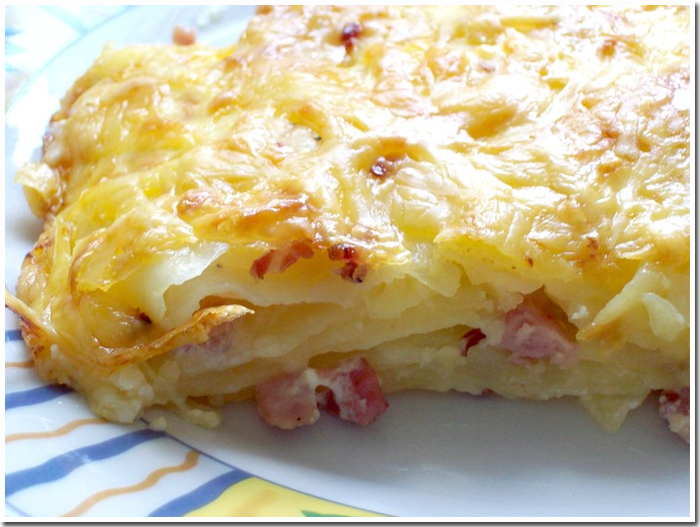 Картофельная запеканка с мясной начинкой, Рецепт приготовления