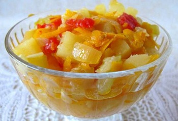 Овощное рагу, Рецепт приготовления