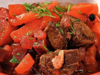 Индейка с морковью (50 ккал), Рецепт приготовления