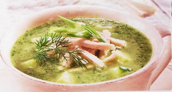 Ботвинья с курицей (240 ккал), Рецепт приготовления