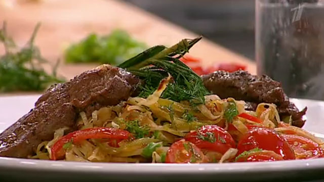 Капуста с мясом и овощами, Рецепт приготовления