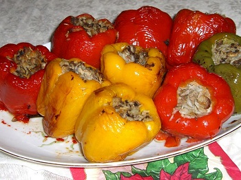 Перец фаршированный, Рецепт приготовления