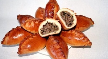 Пирожки с мясом, Рецепт приготовления