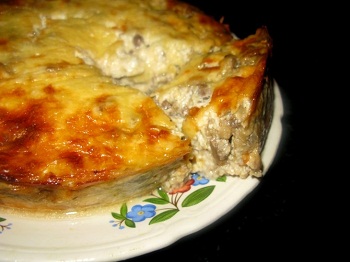 Запеканка рыбная  с картофелем и грибами, Рецепт приготовления