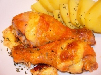 Куриные Голени под Сыром, Рецепт приготовления