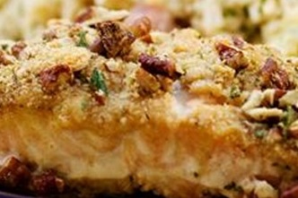 Семга под ореховой корочкой, Рецепт приготовления