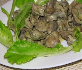 Куриные Желудки , Рецепт приготовления