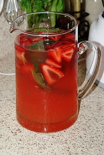 Лимонад с клубникой и мятой, Рецепт приготовления