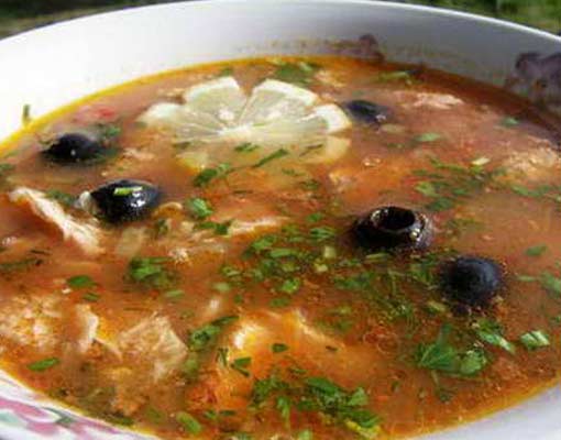 Рыбная солянка, Рецепт приготовления